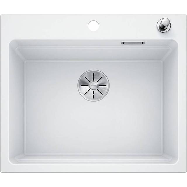 Etagon Single Bowl Inset Kitchen Sink - White (1,057mm L X 510mm W)