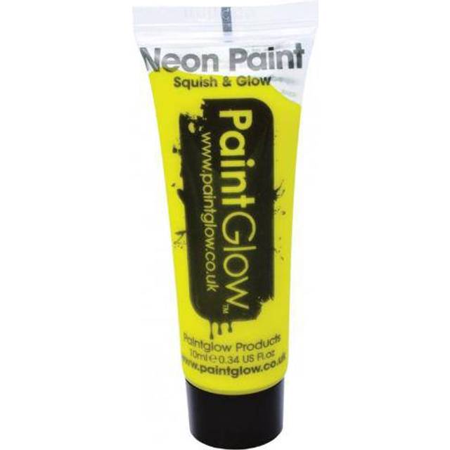 Smiffy's SM45985 - UV-färg kropp - ansikte 10 ml gul - en storlek