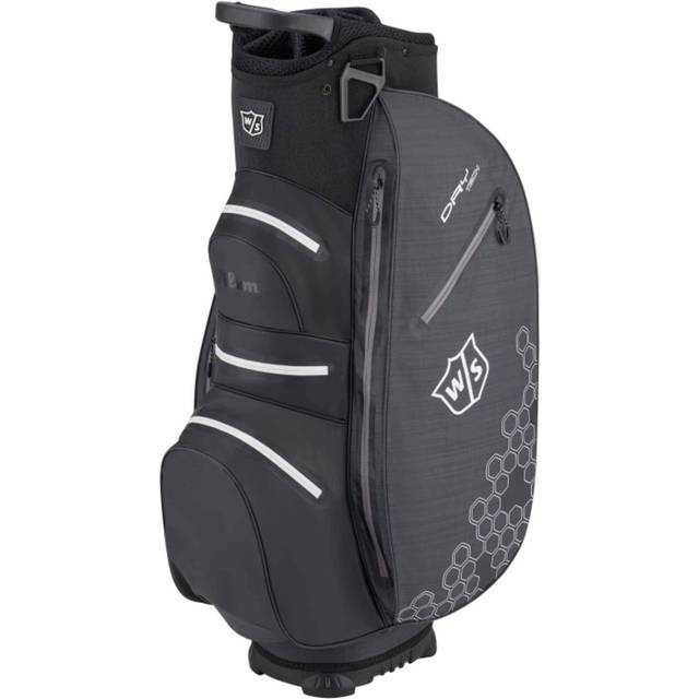 Wilson Golf W/S Dry Tech II vagnväska, kortväska, svart, 1,9 kg, vattenavvisande material, WGB4908BK