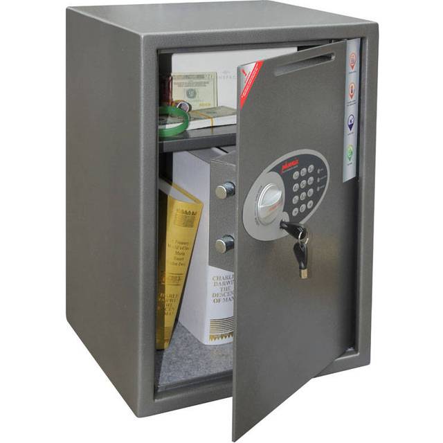 Phoenix Vela Deposit Home & Office SS0804ED Size 4 Security Safe with Electronic - Graphite Grey