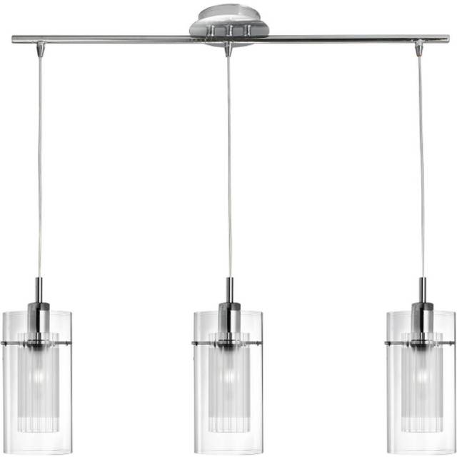 Searchlight 3303-3CC Duo I - Chrome 3 Light Bar Fitting - Double Glass