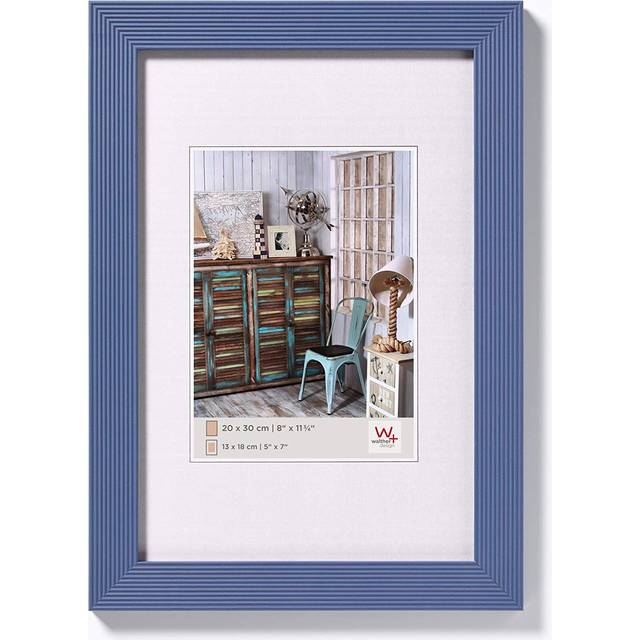 walther design HI070B Grado wooden picture frame, 19.75 x 27.50 inch (50 x 70 cm), black
