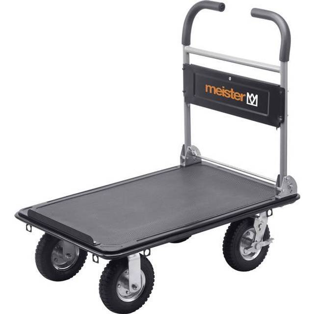 Meister Werkzeuge 8985700 Plattformsvagn hoppfällbar Stål Last (max.): 300 kg