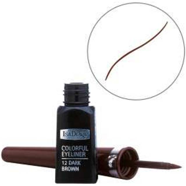 IsaDora Colorful Liquid Eyeliner 3.7ml - 12 Dark Brown