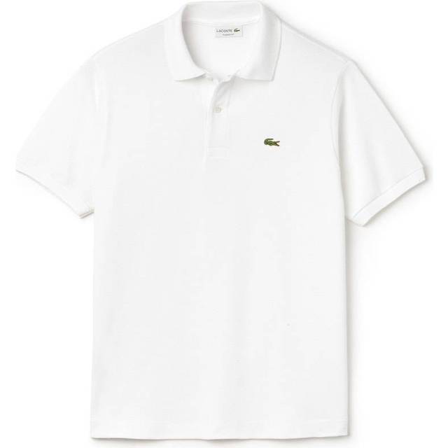 Lacoste, Topp, Herr, 3Xl, Bomull, Tidlös Pikétröja - white (3XL)