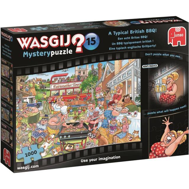Wasgij 19163 Mystery 15 A Typical British BBQ Jigsaw Puzzle, Multi