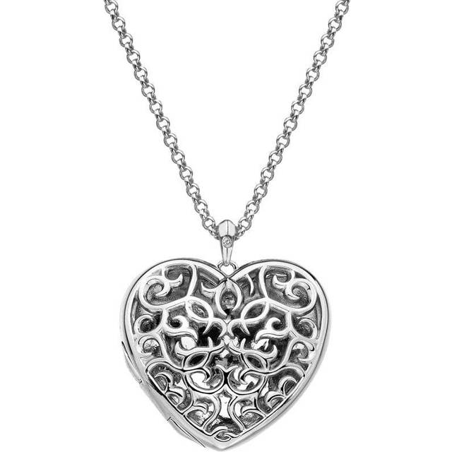Hot Diamonds Heart Filigree Locket DP669
