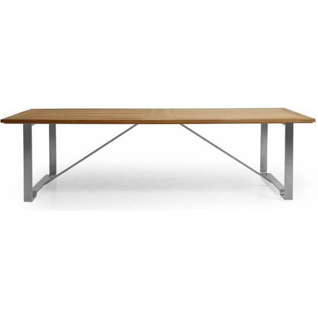 Brafab Gotland soffbord Rostfritt/teak 150 x 65 cm