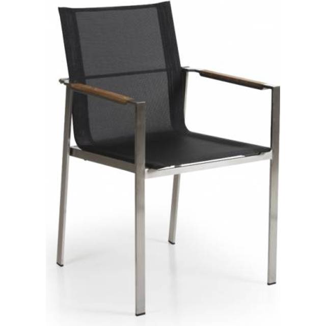 Brafab Gotland karmstol Rostfritt stål/teak