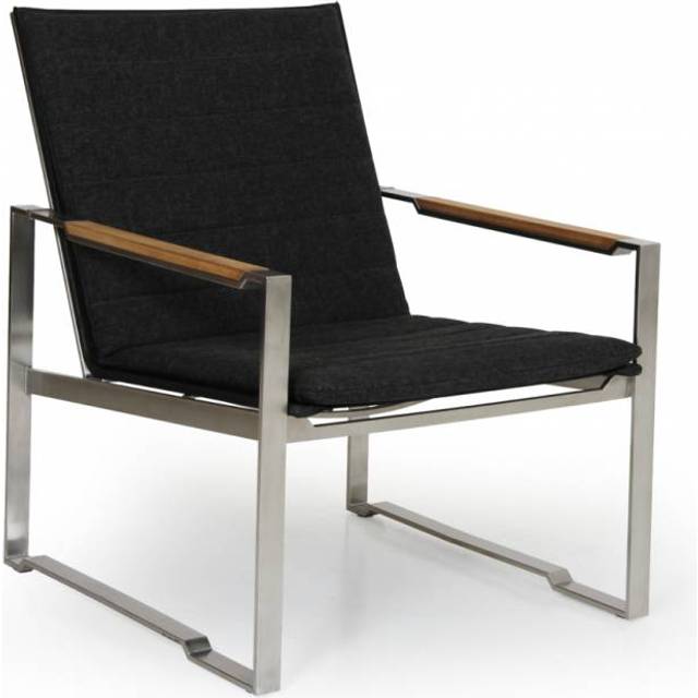 Brafab Gotland fåtölj Rostfritt/teak