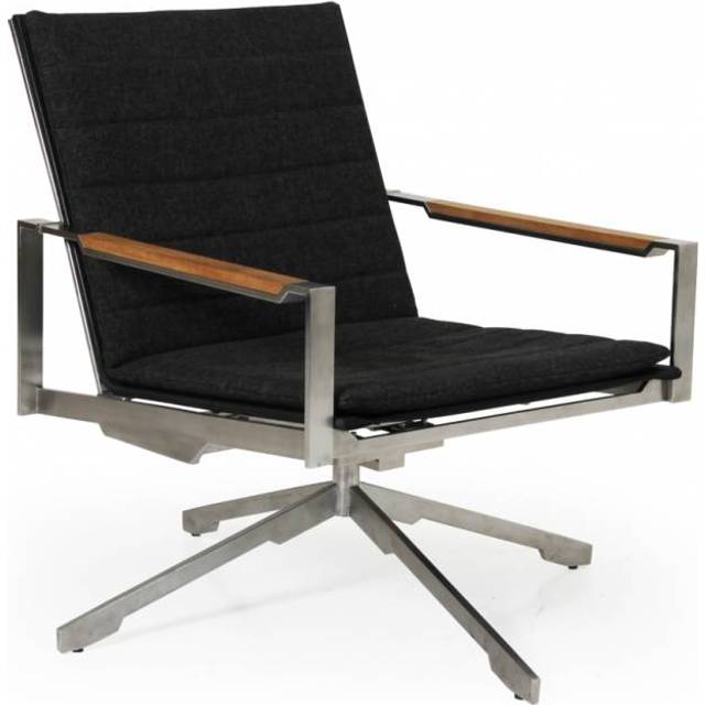 Brafab, Gotland snurrfåtölj stål/teak