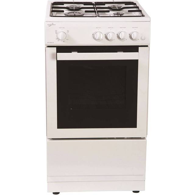 Statesman STUDIO2 - White 4 Zone Gas Cooker - A energy