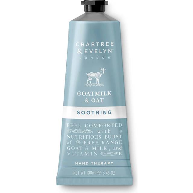 Crabtree & Evelyn Goatmilk and Oat Soothing Hand Cream Therapy  3.45 oz