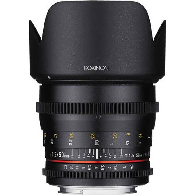 Rokinon 50mm T1.5 Full Frame Cine DS Camera Lens for MFT Cameras in Black