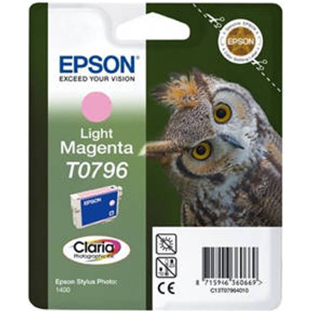 Tru Image C13T07964030 Compatible Light Magenta Epson T0796 Printer Cartridge - Replaces Epson T0796