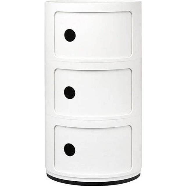 Kartell - Componibili 3 Side Table White