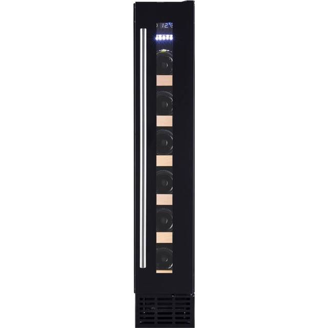Amica Wine Cooler 15cm Black Under Counter 6 Bottle AWC150BL