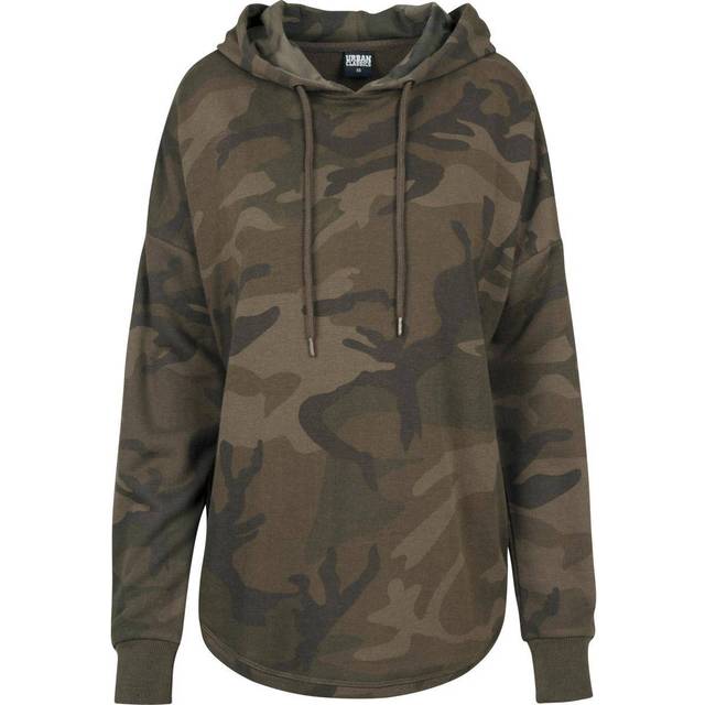 Women's hooded sweatshirt Urban Classic Camo - Vert