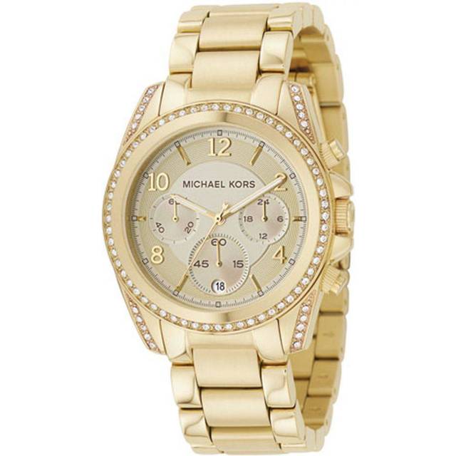 Michael Kors Gold-Tone Chronograph Ladies Watch MK5166