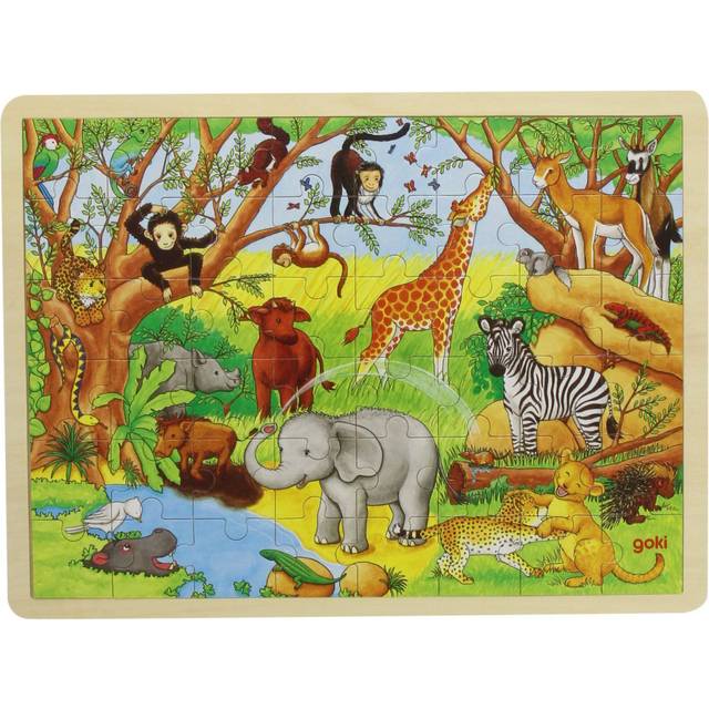 Goki Frame Jigsaw Puzzle Africa (48 Pieces)
