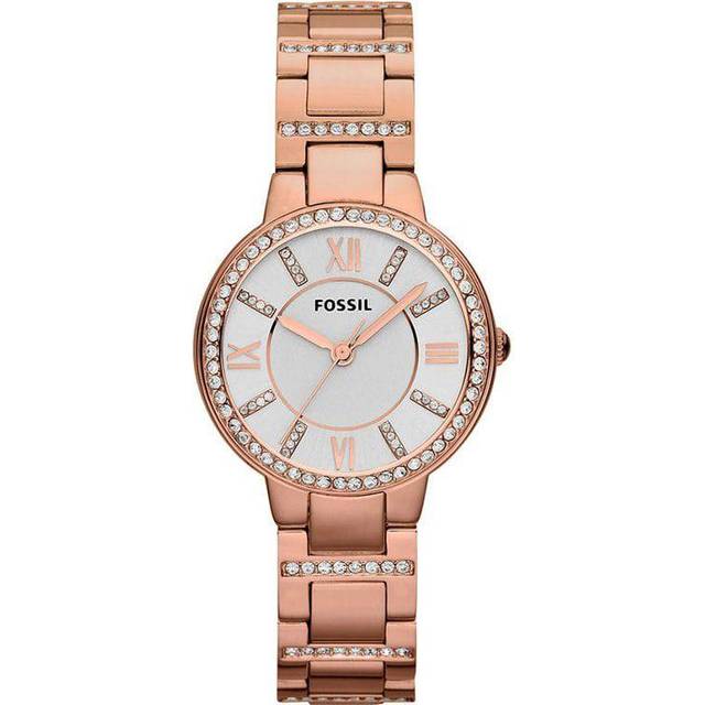 Fossil  Ladies&apos; Rose Gold Plated Virginia Watch
