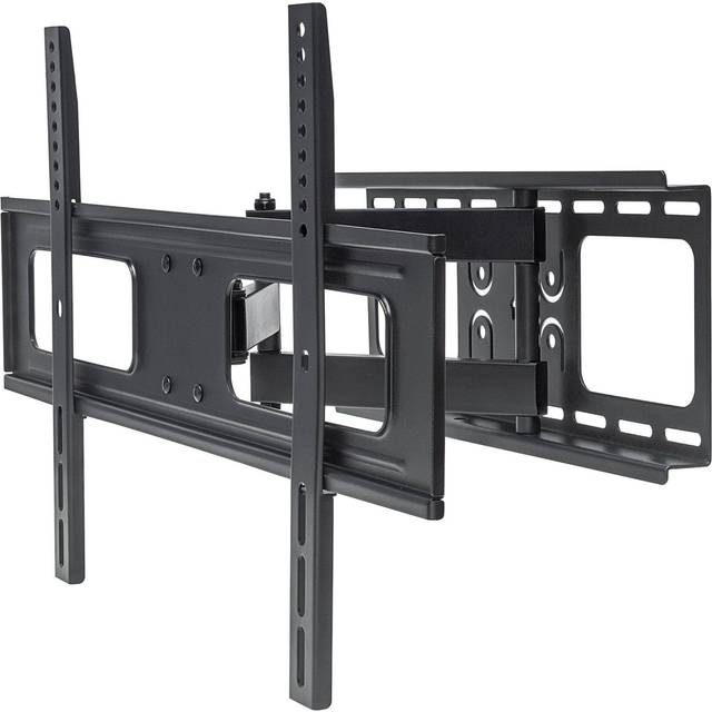 Manhattan TV & Monitor Mount Wall Full Motion 1 screen Screen Sizes: 37-65" Black VESA 200x200 to 600x400mm Max 50kg LFD Tilt & Swivel with 3 Pivots Lifetime Warranty