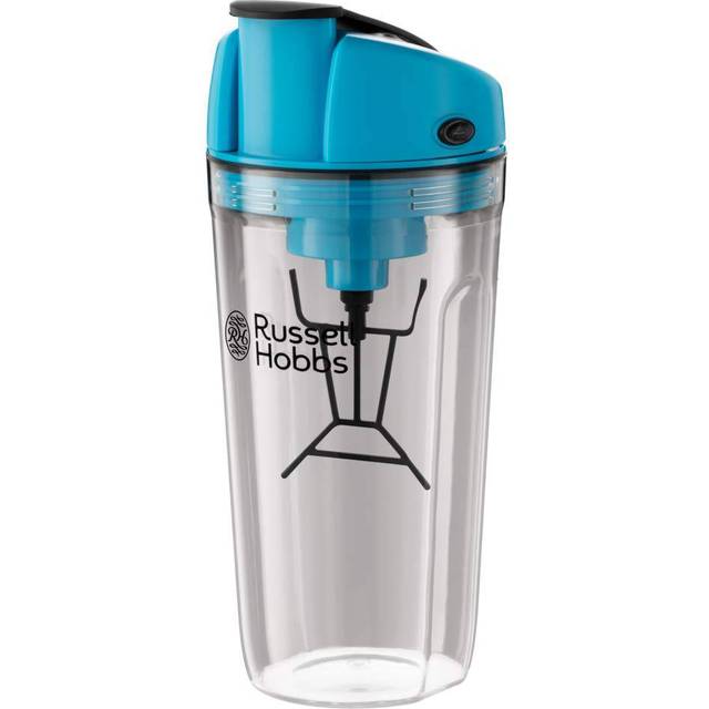 Russell Hobbs InstaMixer elektrisk sportdrycksmixer, 600ml, BPA-fri, integrerad behållare, laddas med micro USB, 24880-56