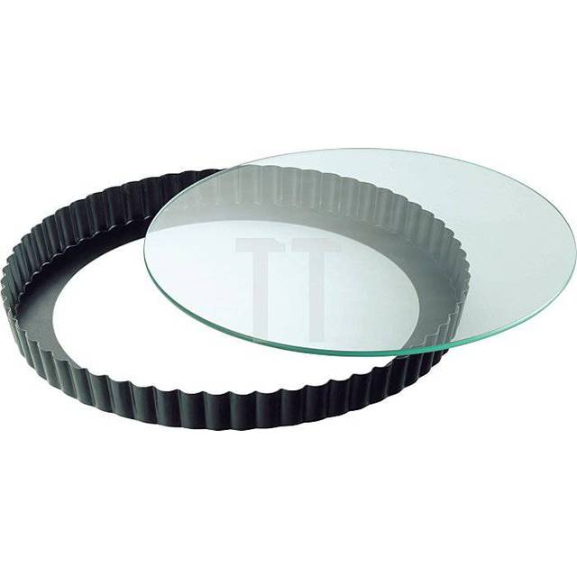 Kaiser 23.0062.2040, Kagering, Rund, Sort, Transparent, Glas, 28 cm, 1 stk