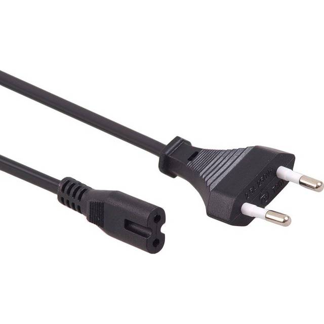 Startech StarTech 1m EU Plug to C7 Power Cord - Black