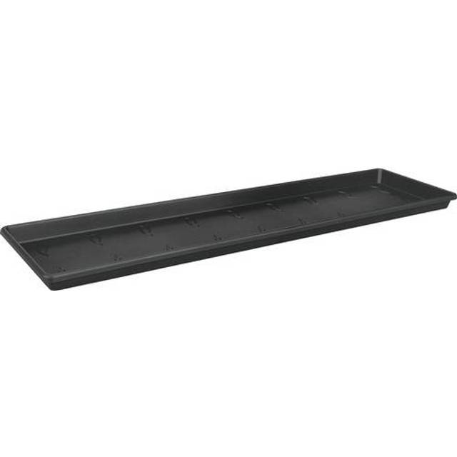 Elho Green Basics Trough Saucer 50cm - Living Black