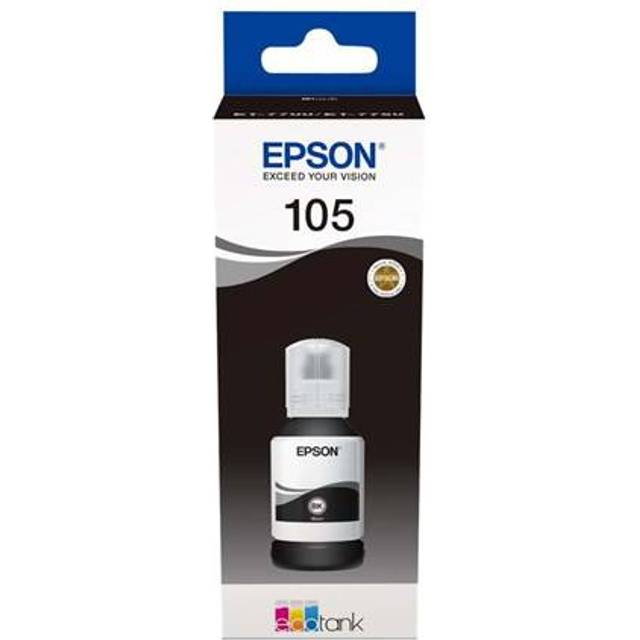 Epson EcoTank 105 Ink Bottle, Black