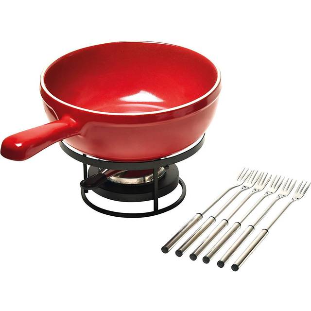Emile Henry Charcoal Fondue Set