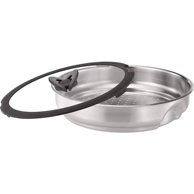 Tefal Ingenio Stainless Steel 24Cm Saucepan Steamer - Tainless Steel