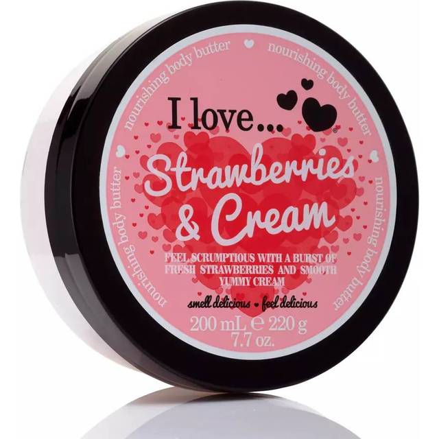I Love Strawberries & Cream Kroppssmör 200 ml