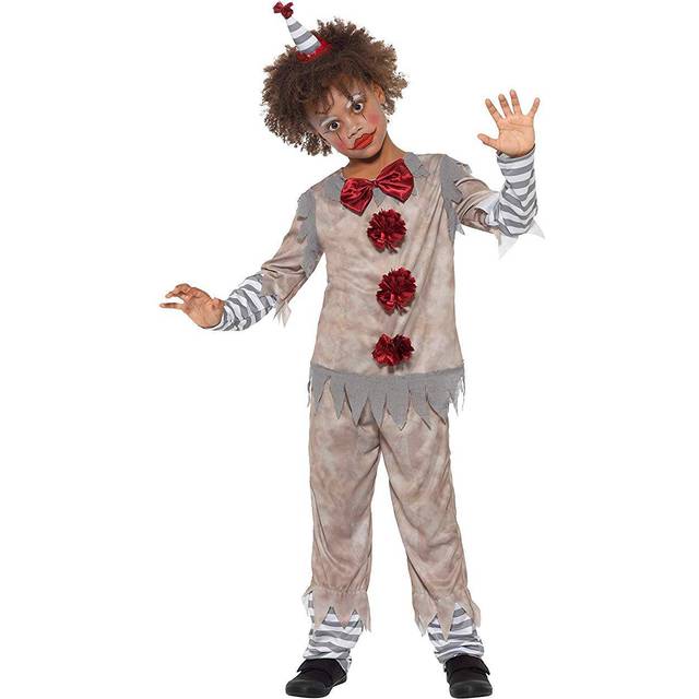 (Medium) Kids Vintage Clown Boy IT Pennywise Costume | Halloween