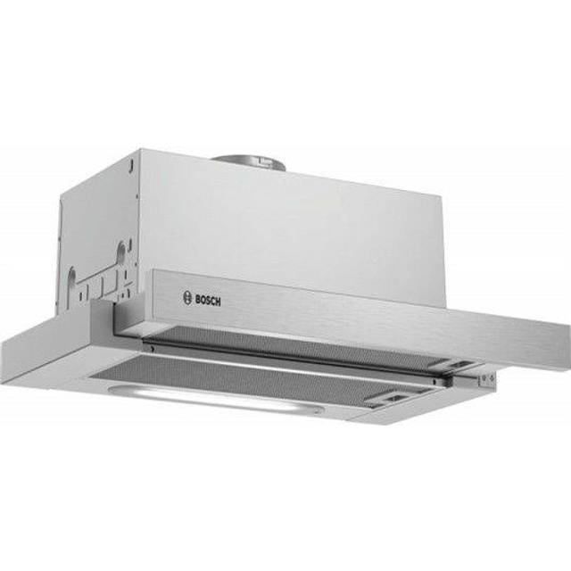 Bosch Serie 4 DFT63AC50 cooker hood Semi built-in (pull out) Silver 360 m³/h