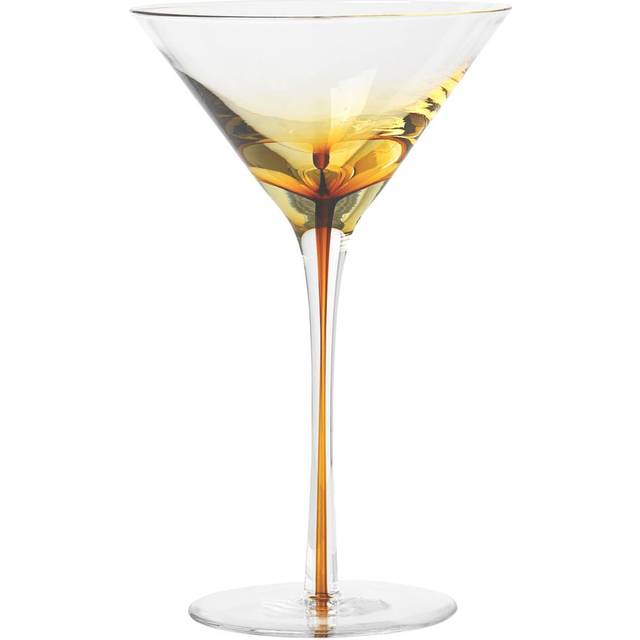 Broste Copenhagen Amber martiniglas 20 cl - Gul