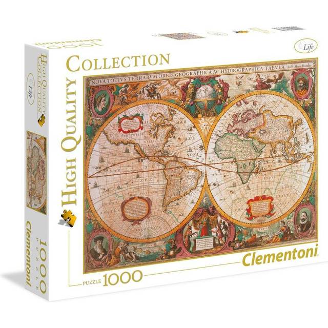 High Quality Collection Jigsaw Puzzle Clementoni 1000 Pieces - Old Map
