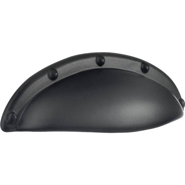 Beslagsboden Skålhandtag cc 64 mm, Längd 91 mm (Mattsvart)