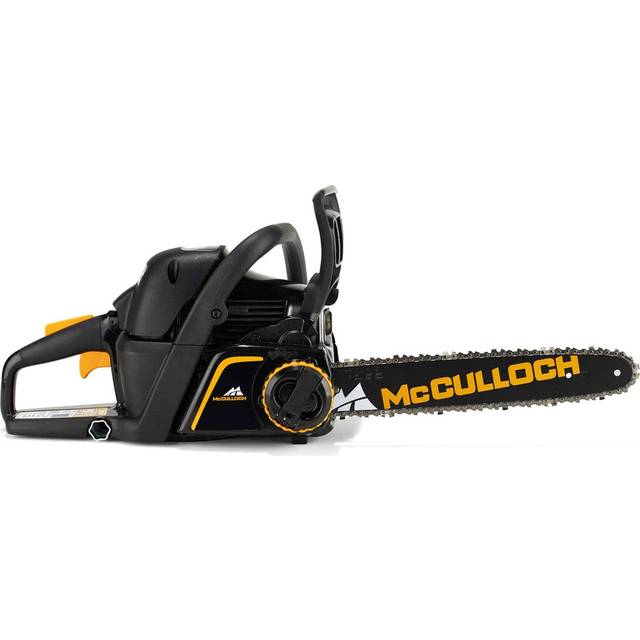 McCulloch CS 42STE Petrol Chainsaw â 42 cc, 14 Inch Bar Length, 52 Drive Links, Ox Power Engine, Quick 3-Step Start, Soft Grip Handle, Integrated