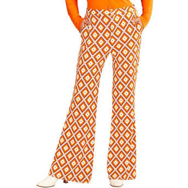 Widmann 70-talsstil byxor romb L/X-L Orange