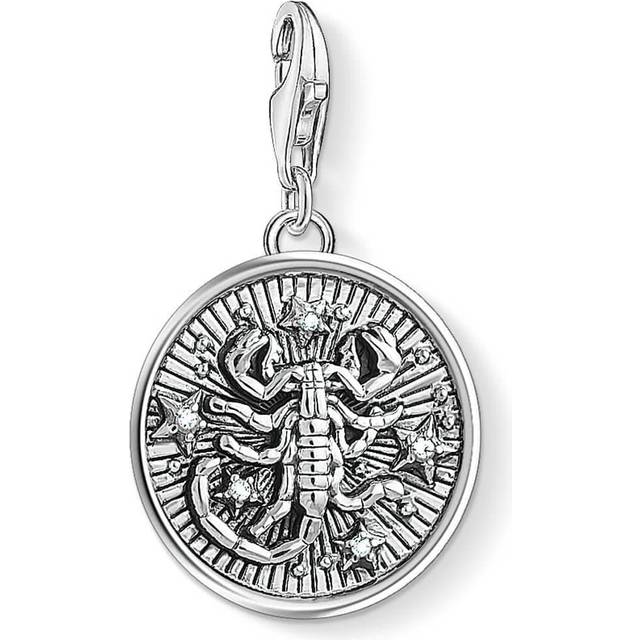 Thomas Sabo Silver Zirconia Vintage Scorpio Zodiac Charm 1647-643-21