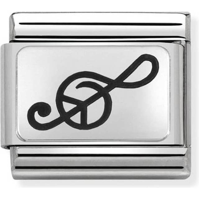 Nomination Classic Silver Treble Clef Music Charms