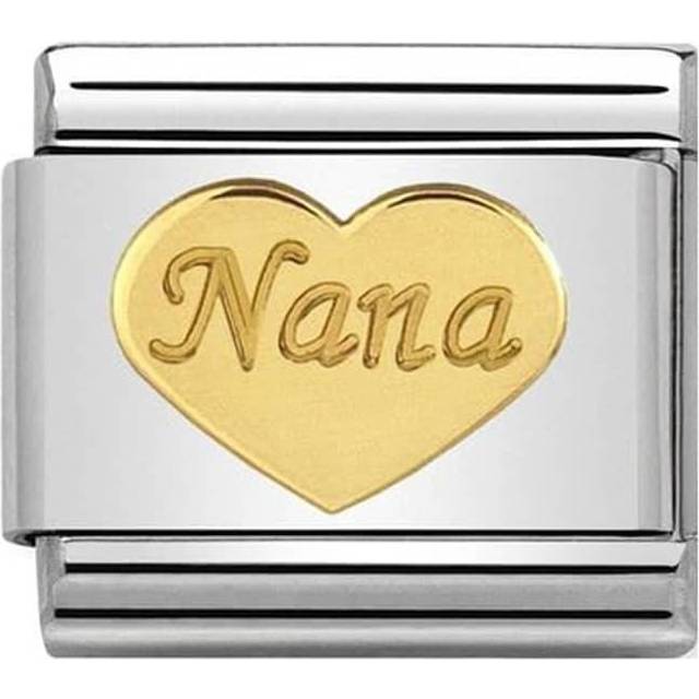 Nomination CLASSIC Gold Symbols Nana Heart Charm 030162/43