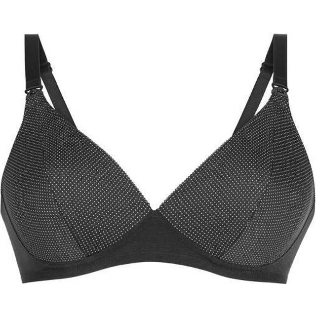 Anita Womens Miss Mimi Nursing Bra - Black Nylon - Size 40C