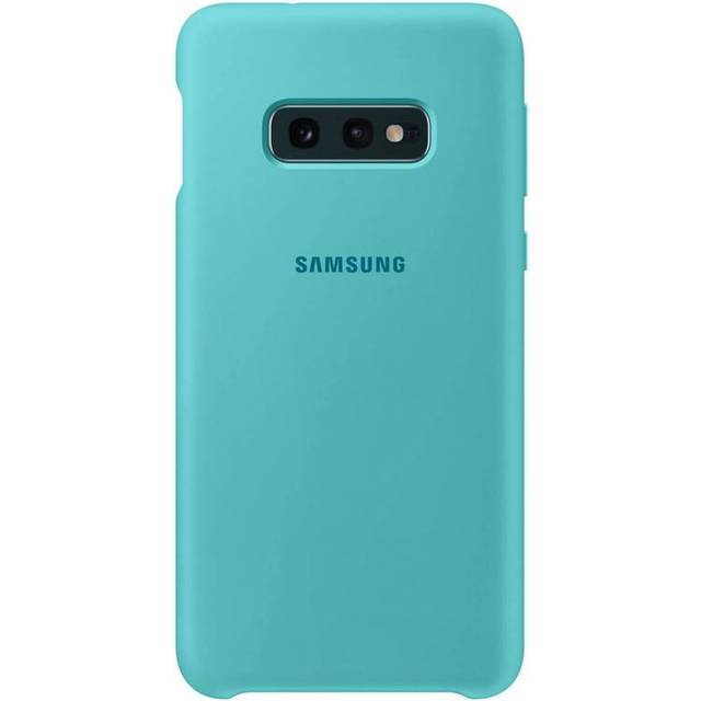 Samsung Galaxy S10e Soft Touch silikonskydd – officiellt Galaxy S10e fodral/skyddande telefonfodral med mjuk beröring silikonfinish – svart