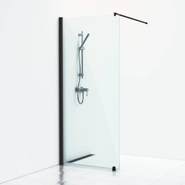SVEDBERGS Skärmvägg Skoga fast aluminium blank (Bredd: 70 cm Typ: Klarglas)