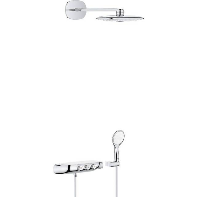 Grohe Rainshower System Smart Control 360 DUO Combi Shower System - 26443000 Concealed Body Required?: Yes Required, Finish: Moon White