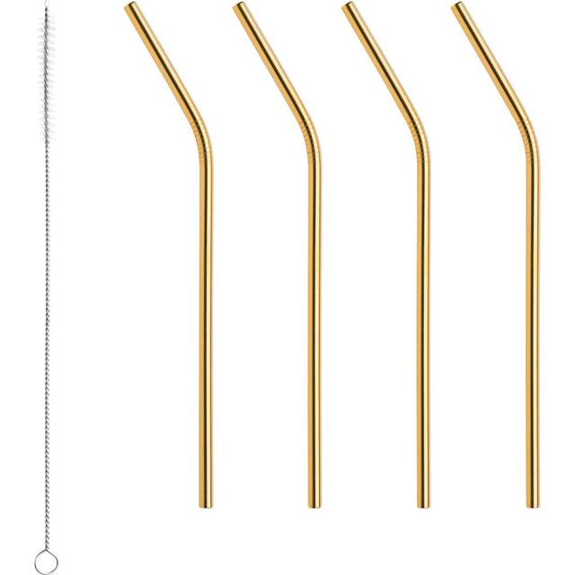 Peak Sugrör Med Rengöringsborste, 4-Pack - Orrefors