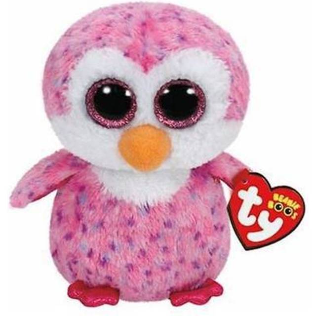 Beanie Boo Plush - Glider the Pink Penguin 15cm
